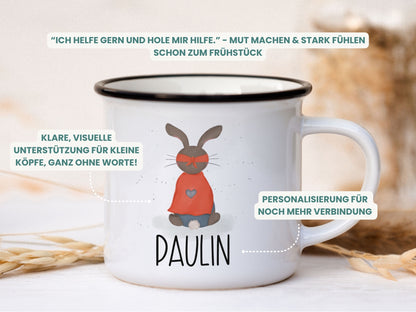 KITA-STARTER BUNDLE . Super-Hase-Set + personalisierte Tasse