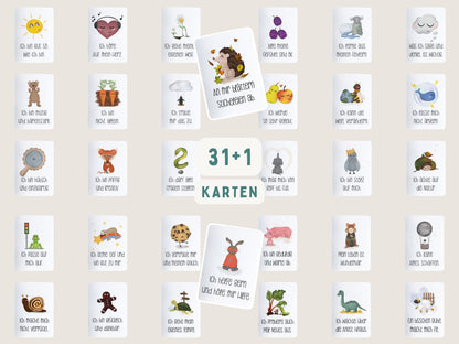 GEFÜHLSSTARK BUNDLE . Sorgenfresser-Igel-Set + 31 Mutmachkarten "Schatzkiste" + personalisierte Tasse