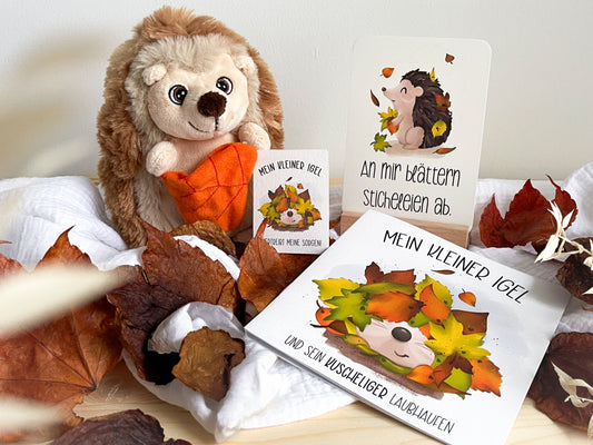 SORGENVERTREIBER-IGEL SET mit Mini-Buch & Mutmachkarte
