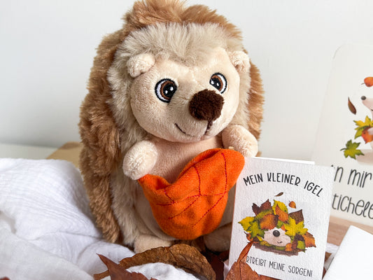 SORGENVERTREIBER-IGEL SET mit Mini-Buch & Mutmachkarte