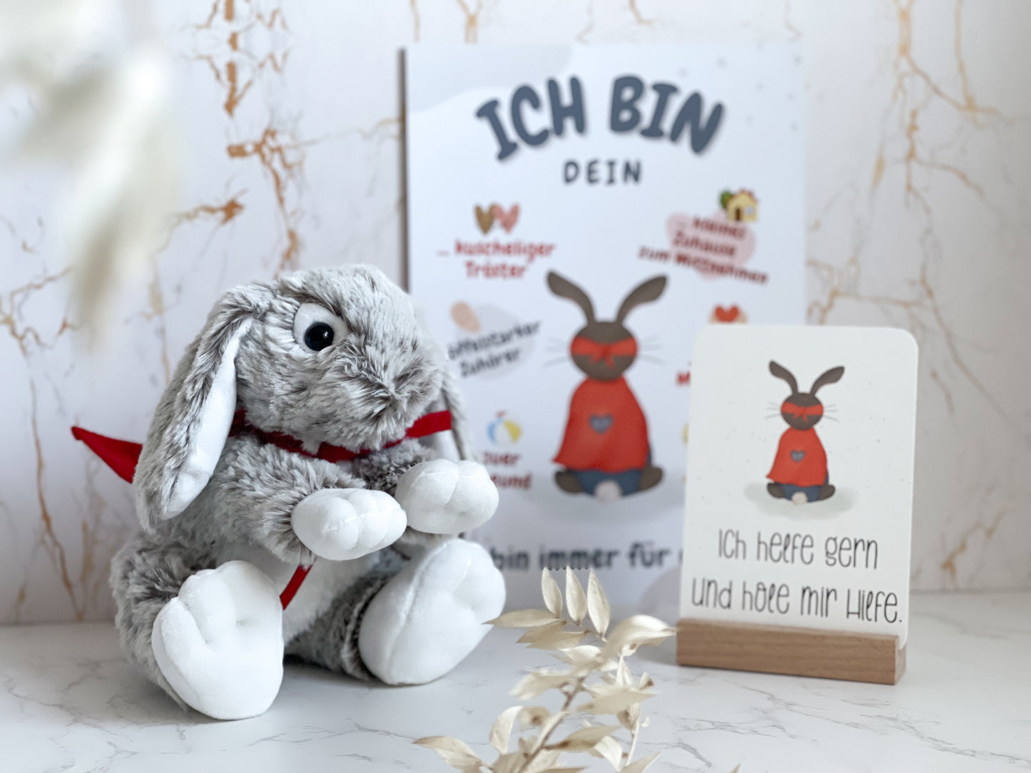 SUPER-HASEN SET mit Poster & Mutmachkarte
