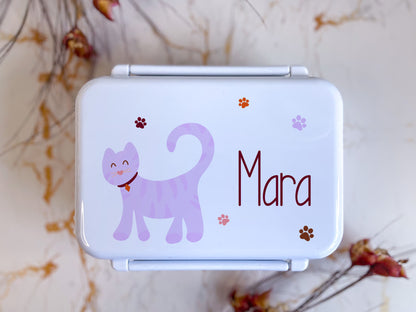 Brotdose - personalisiert Katze