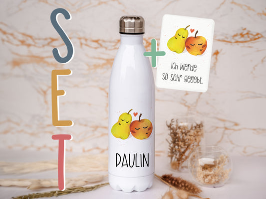 Thermoflasche personalisiert - Früchte