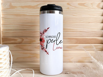 Thermobecher personalisiert - Schmucke Perle