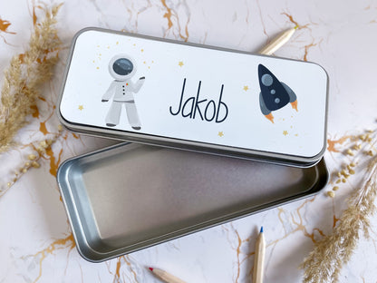Stiftedose - personalisiert Rakete