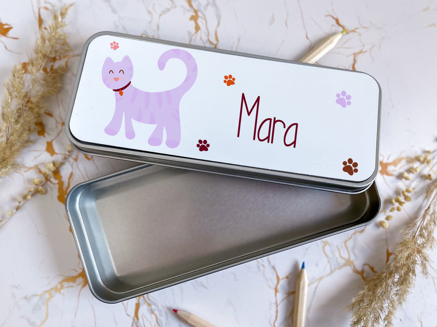 Stiftedose - personalisiert Katze