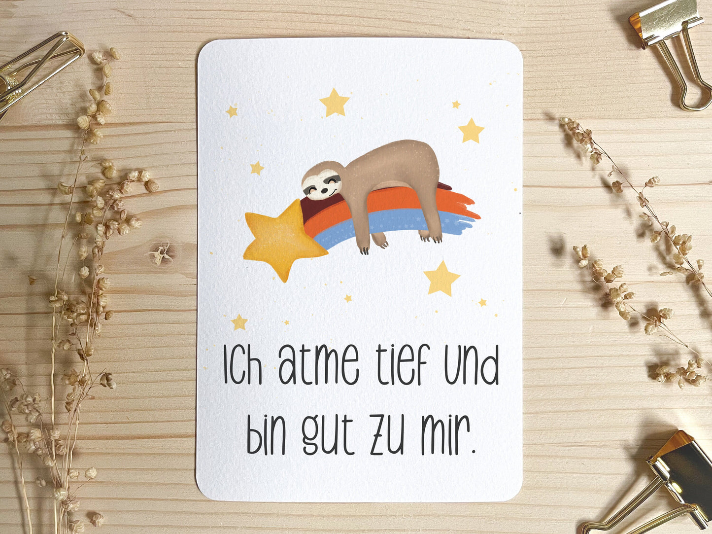 Thermoflasche personalisiert - Faultier