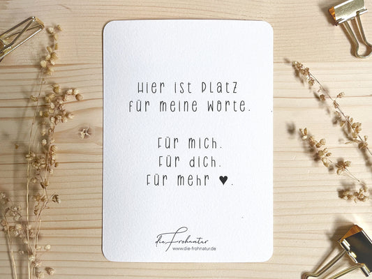 Affirmationskarte für Kinder - Fuchs