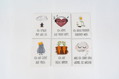 Affirmationskarte für Kinder - Pinguin