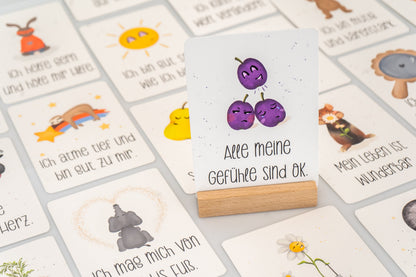 Affirmationskarte für Kinder - Pinguin