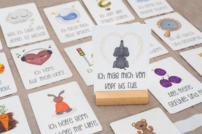 Affirmationskarte für Kinder - Keks