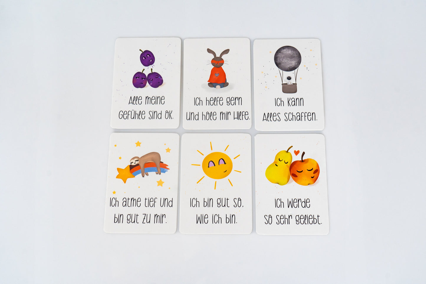 Affirmationskarte für Kinder - Faultier