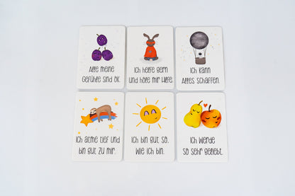 Affirmationskarte für Kinder - Faultier