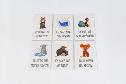 Affirmationskarte für Kinder - Hamster